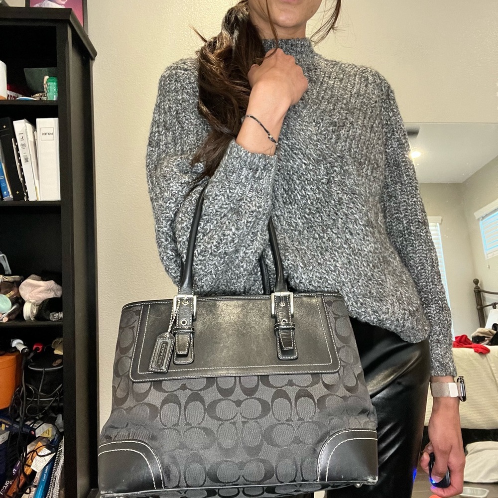Black Coach bag (authentic)
